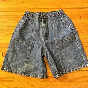 Vintage Y2k 90s Joey Fresco Denim Jean Shorts Womens 32 (meas 28) High Rise